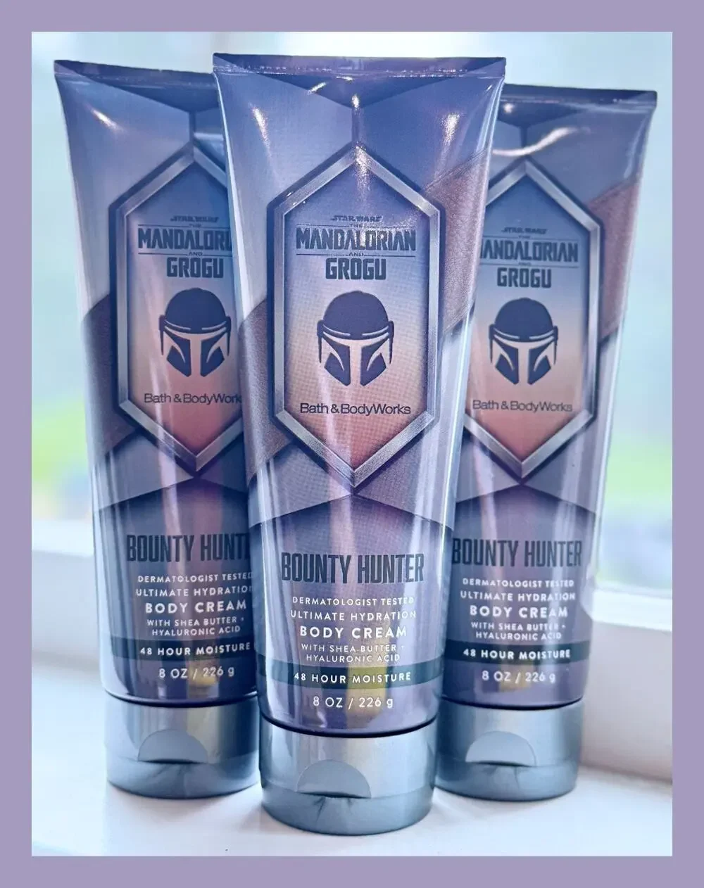 Bath & Body Works Mandalorian Grogu Bounty Hunter Star Wars Men's Body Cream x3
